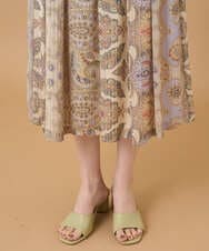 PRHGD53390 CHRISTIAN AUJARD(クリスチャン・オジャール) ゴールドオーナメントサラサスカート ゴールド系