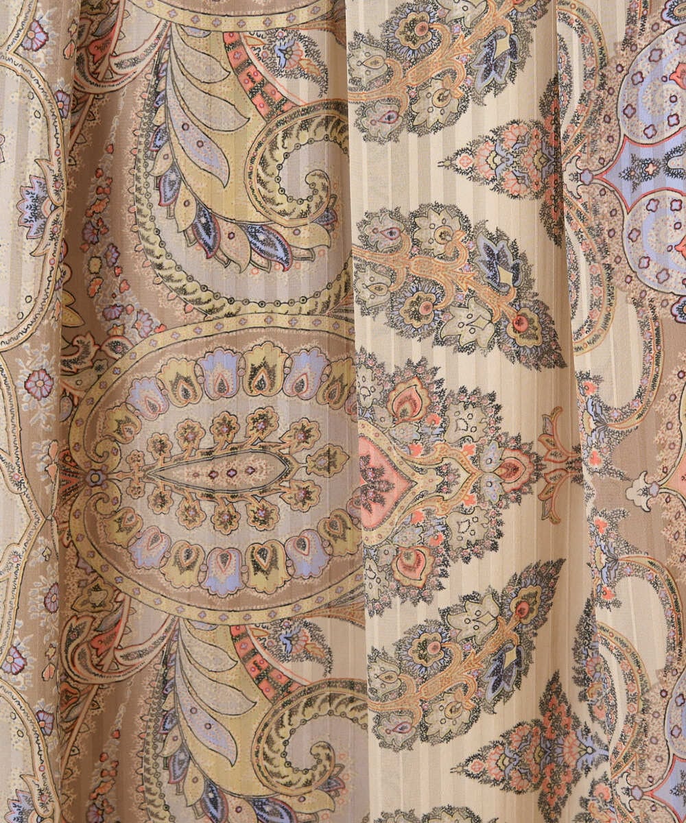 PRHGD53390 CHRISTIAN AUJARD(クリスチャン・オジャール) ゴールドオーナメントサラサスカート ゴールド系