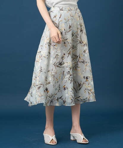 PRHGE02460  ［セットアップ対応］フラワープリントシアースカート