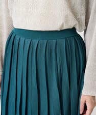 PRHGV69490 CHRISTIAN AUJARD(クリスチャン・オジャール) プリーツデザインスカート グリーン系