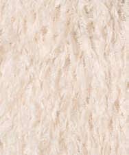 PRJAD35430 CHRISTIAN AUJARD(クリスチャン・オジャール) [リバーシブル]フェザーニットベスト アイボリー