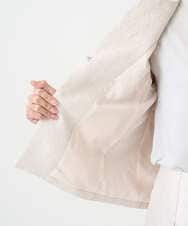 PRJEE11530 CHRISTIAN AUJARD(クリスチャン・オジャール) [セットアップ対応]ジャカードサテンジャケット アイボリー