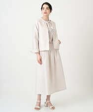 PRJEE11530 CHRISTIAN AUJARD(クリスチャン・オジャール) [セットアップ対応]ジャカードサテンジャケット アイボリー