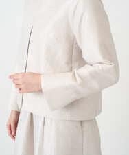 PRJEE11530 CHRISTIAN AUJARD(クリスチャン・オジャール) [セットアップ対応]ジャカードサテンジャケット アイボリー