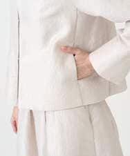 PRJEE11530 CHRISTIAN AUJARD(クリスチャン・オジャール) [セットアップ対応]ジャカードサテンジャケット アイボリー