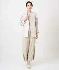 PRJEE12460 CHRISTIAN AUJARD(クリスチャン・オジャール) [セットアップ対応]ジャカードサテンジレ アイボリー