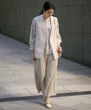 PRJEE12460 CHRISTIAN AUJARD(クリスチャン・オジャール) [セットアップ対応]ジャカードサテンジレ アイボリー