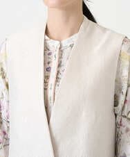 PRJEE12460 CHRISTIAN AUJARD(クリスチャン・オジャール) [セットアップ対応]ジャカードサテンジレ アイボリー