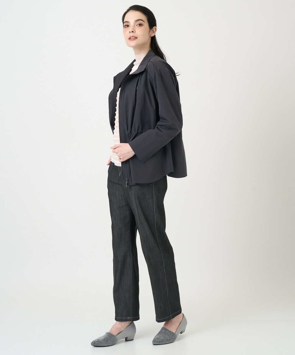 PRJEE16490 CHRISTIAN AUJARD(クリスチャン・オジャール) [軽量/シワになりにくい]タフタジップジャケット ダークグレー