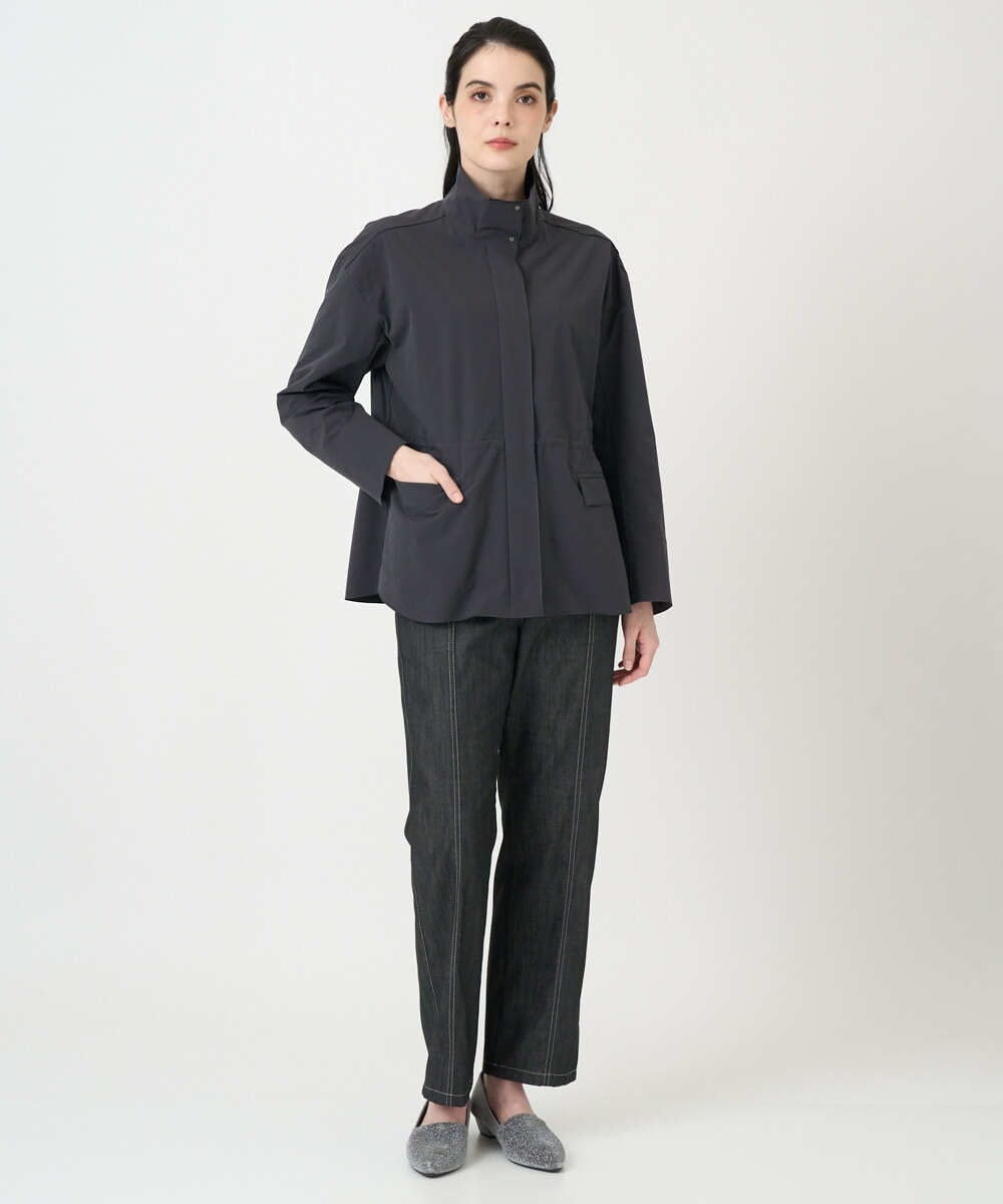 PRJEE16490 CHRISTIAN AUJARD(クリスチャン・オジャール) [軽量/シワになりにくい]タフタジップジャケット ダークグレー