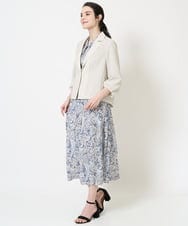 PRJGA33500 CHRISTIAN AUJARD(クリスチャン・オジャール) [接触冷感･吸水速乾]タックスリーブジャケット ベージュ