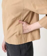 PRJGA45430 CHRISTIAN AUJARD(クリスチャン・オジャール) 【セットアップ対応】ノーカラージップアップブルゾン ライトブラウンB