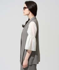 PRJGD21430 CHRISTIAN AUJARD(クリスチャン・オジャール) [セットアップ対応/速乾性]テーラードジレ ベージュ系