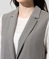 PRJGD21430 CHRISTIAN AUJARD(クリスチャン・オジャール) [セットアップ対応/速乾性]テーラードジレ ベージュ系