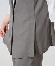 PRJGD21430 CHRISTIAN AUJARD(クリスチャン・オジャール) [セットアップ対応/速乾性]テーラードジレ ベージュ系