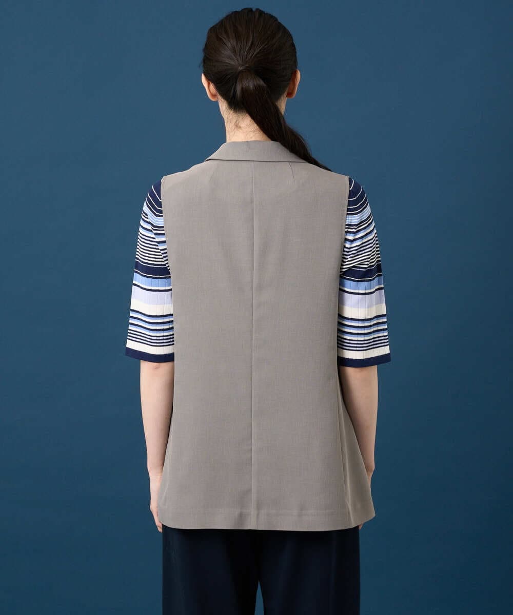 PRJGD21430 CHRISTIAN AUJARD(クリスチャン・オジャール) [速乾性]テーラードジレ ベージュ系