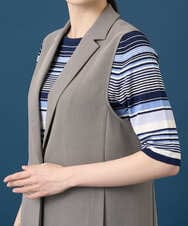 PRJGD21430 CHRISTIAN AUJARD(クリスチャン・オジャール) [速乾性]テーラードジレ ベージュ系