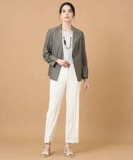 PRJGD59590 CHRISTIAN AUJARD(クリスチャン・オジャール) [イージーケア]サマーウールジャケット ブラウン