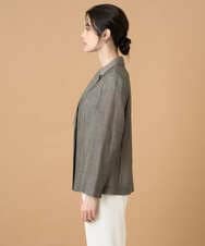 PRJGD59590 CHRISTIAN AUJARD(クリスチャン・オジャール) [イージーケア]サマーウールジャケット ブラウン