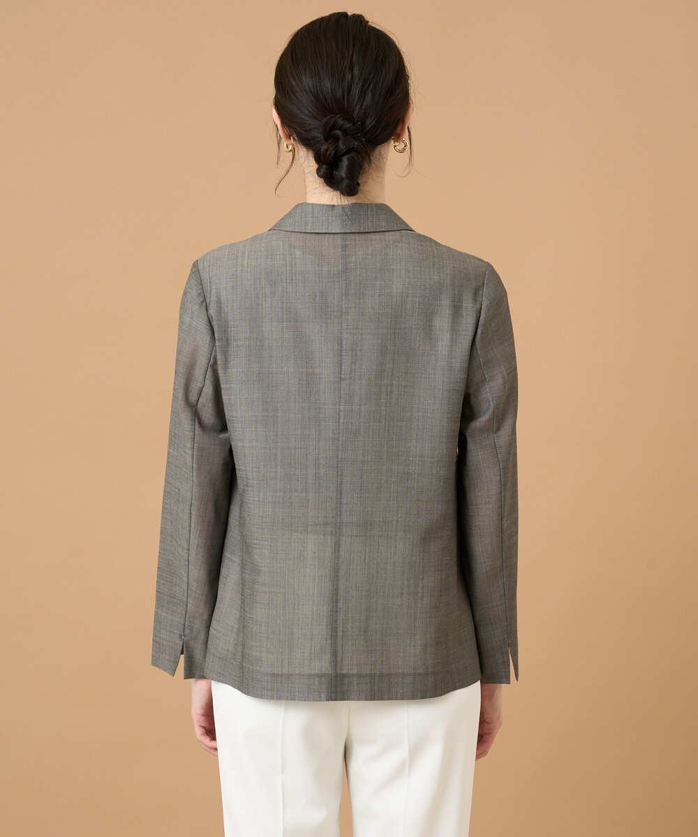 PRJGD59590 CHRISTIAN AUJARD(クリスチャン・オジャール) [イージーケア]サマーウールジャケット ブラウン