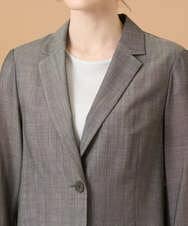 PRJGD59590 CHRISTIAN AUJARD(クリスチャン・オジャール) [イージーケア]サマーウールジャケット ブラウン