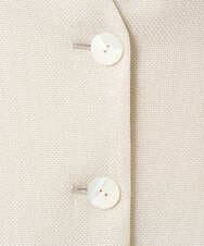 PRJGD60430 CHRISTIAN AUJARD(クリスチャン・オジャール) リネンライクカラミ ジレ アイボリー