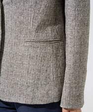 PRJGE01590 CHRISTIAN AUJARD(クリスチャン・オジャール) [セットアップ対応]ラスティックツイードジャケット ブラウン