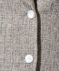 PRJGE01590 CHRISTIAN AUJARD(クリスチャン・オジャール) [セットアップ対応]ラスティックツイードジャケット ブラウン