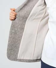 PRJGE01590 CHRISTIAN AUJARD(クリスチャン・オジャール) [セットアップ対応]ラスティックツイードジャケット ブラウン