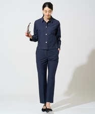 PRJGE07470 CHRISTIAN AUJARD(クリスチャン・オジャール) [セットアップ対応]ジャージーデニムジャケット ネイビー