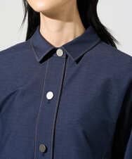 PRJGE07470 CHRISTIAN AUJARD(クリスチャン・オジャール) [セットアップ対応]ジャージーデニムジャケット ネイビー