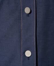 PRJGE07470 CHRISTIAN AUJARD(クリスチャン・オジャール) [セットアップ対応]ジャージーデニムジャケット ネイビー