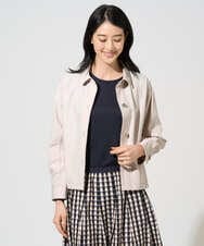 PRJGE07470 CHRISTIAN AUJARD(クリスチャン・オジャール) [セットアップ対応]ジャージーデニムジャケット ベージュ