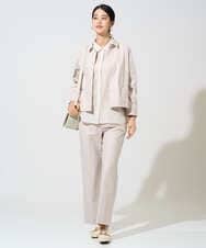 PRJGE07470 CHRISTIAN AUJARD(クリスチャン・オジャール) [セットアップ対応]ジャージーデニムジャケット ベージュ