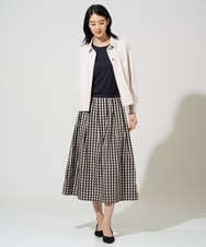 PRJGE07470 CHRISTIAN AUJARD(クリスチャン・オジャール) [セットアップ対応]ジャージーデニムジャケット ベージュ