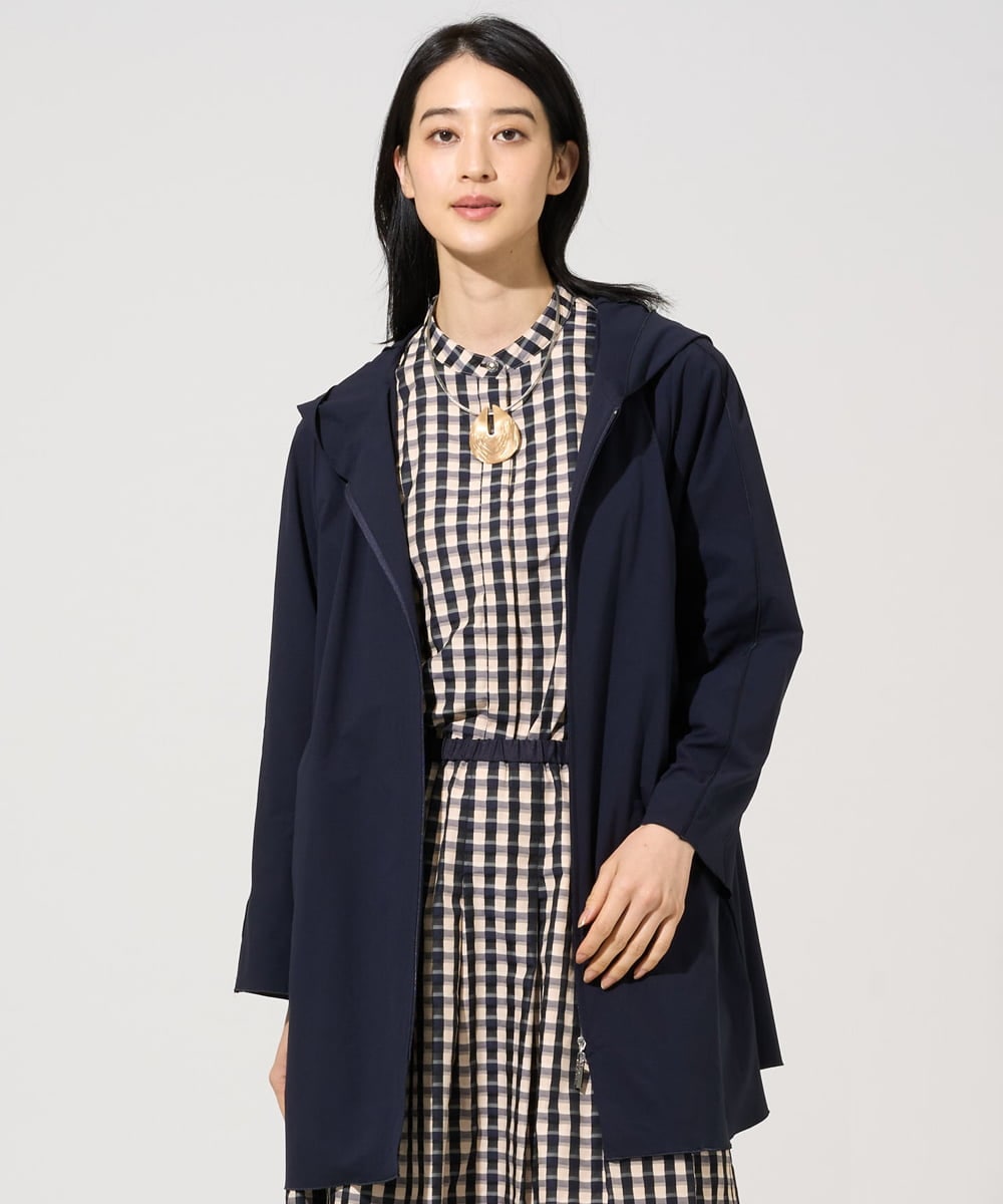 PRJGF17450 CHRISTIAN AUJARD(クリスチャン・オジャール) [撥水]ストレッチタフタジャケット ネイビー