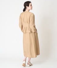 PRJGV30450 CHRISTIAN AUJARD(クリスチャン・オジャール) [冷房対策]バックポイントノーカラージャケット ベージュ