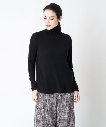 PRKAS72210  カシミヤ混ベアテンカットソー