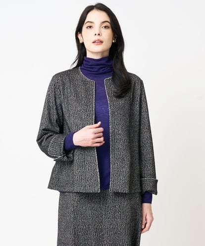 PRKCD09540 CHRISTIAN AUJARD [セットアップ対応]ラメジャージー羽織り