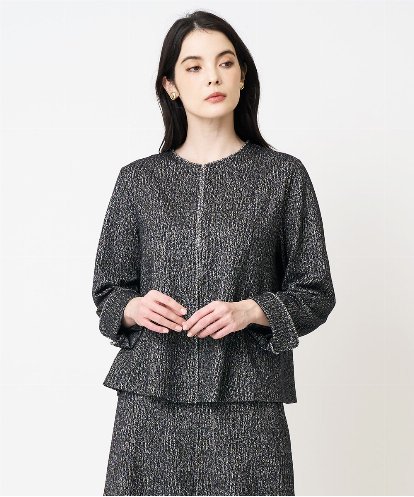 PRKCD09540 CHRISTIAN AUJARD [セットアップ対応]ラメジャージー羽織り