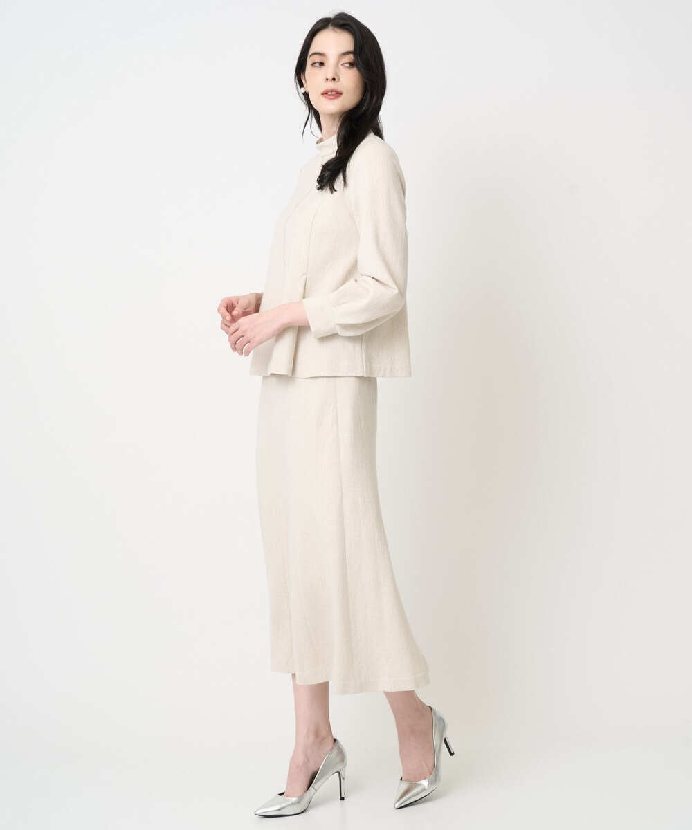 PRKCD10390 CHRISTIAN AUJARD(クリスチャン・オジャール) [セットアップ対応]ラメジャージープルオーバー アイボリー