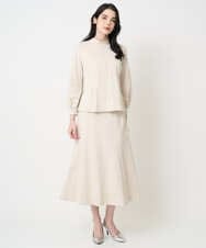 PRKCD10390 CHRISTIAN AUJARD(クリスチャン・オジャール) [セットアップ対応]ラメジャージープルオーバー アイボリー