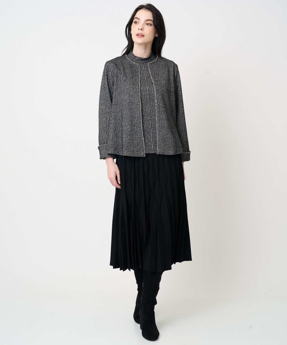 PRKCD10390 CHRISTIAN AUJARD(クリスチャン・オジャール) [セットアップ対応]ラメジャージープルオーバー ブラック