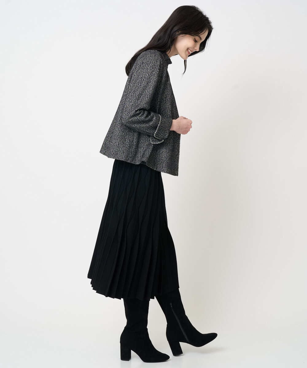 PRKCD10390 CHRISTIAN AUJARD(クリスチャン・オジャール) [セットアップ対応]ラメジャージープルオーバー ブラック