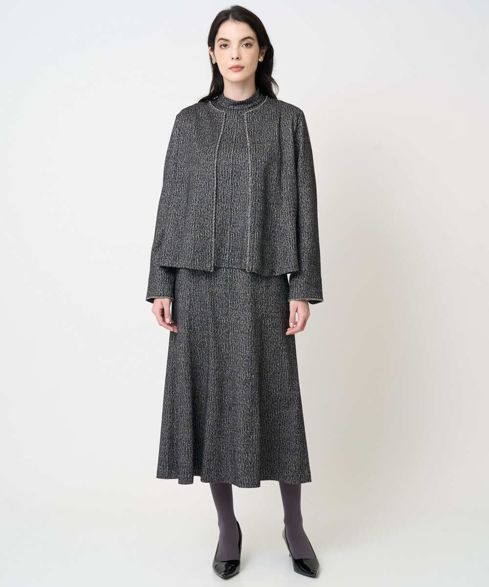 PRKCD10390 CHRISTIAN AUJARD(クリスチャン・オジャール) [セットアップ対応]ラメジャージープルオーバー ブラック