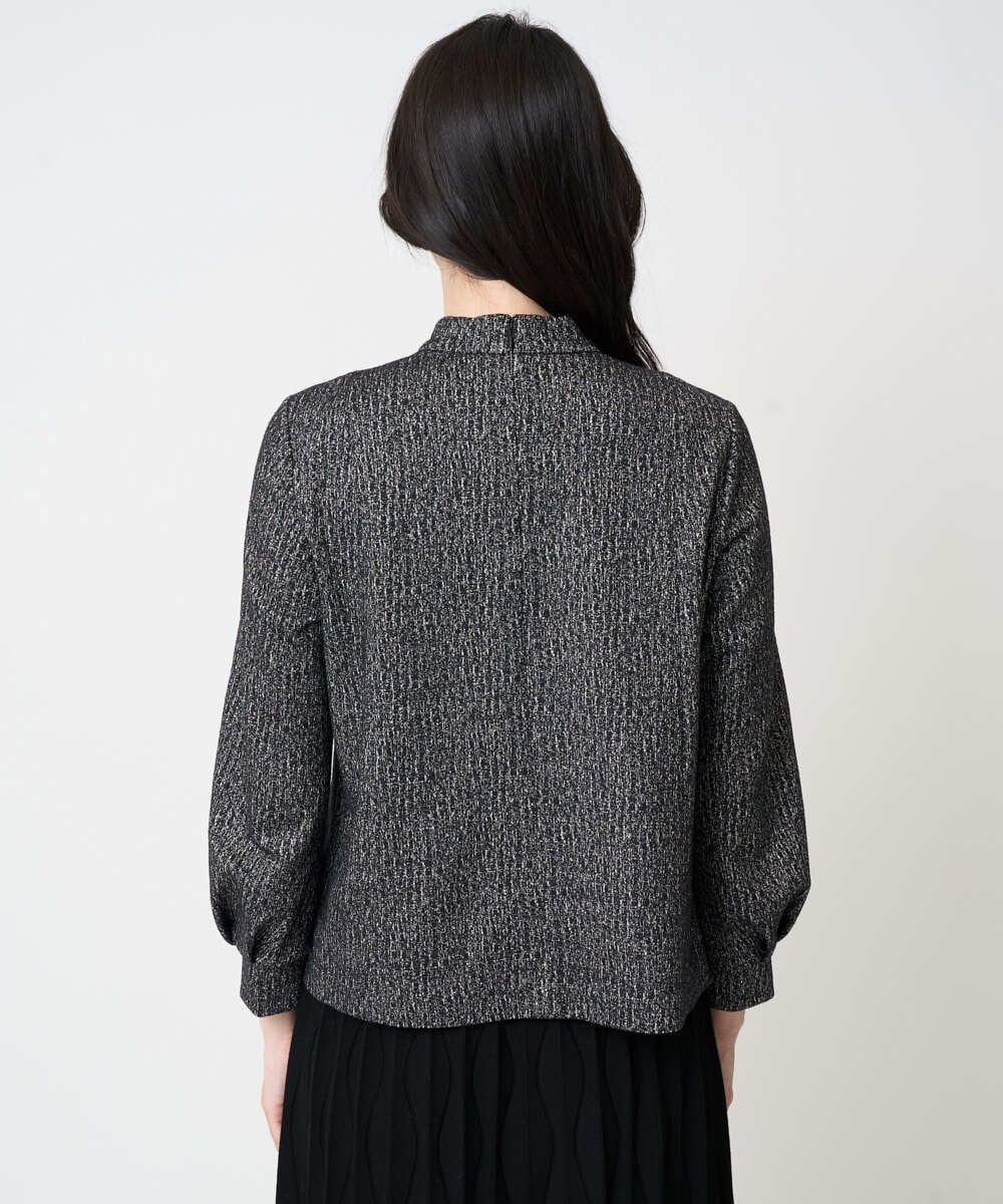 PRKCD10390 CHRISTIAN AUJARD(クリスチャン・オジャール) [セットアップ対応]ラメジャージープルオーバー ブラック