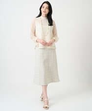 PRKEE05290 CHRISTIAN AUJARD(クリスチャン・オジャール) フラワーチュールレースカットソー アイボリー