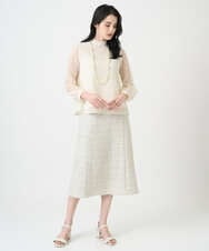 PRKEE05290 CHRISTIAN AUJARD(クリスチャン・オジャール) フラワーチュールレースカットソー アイボリー