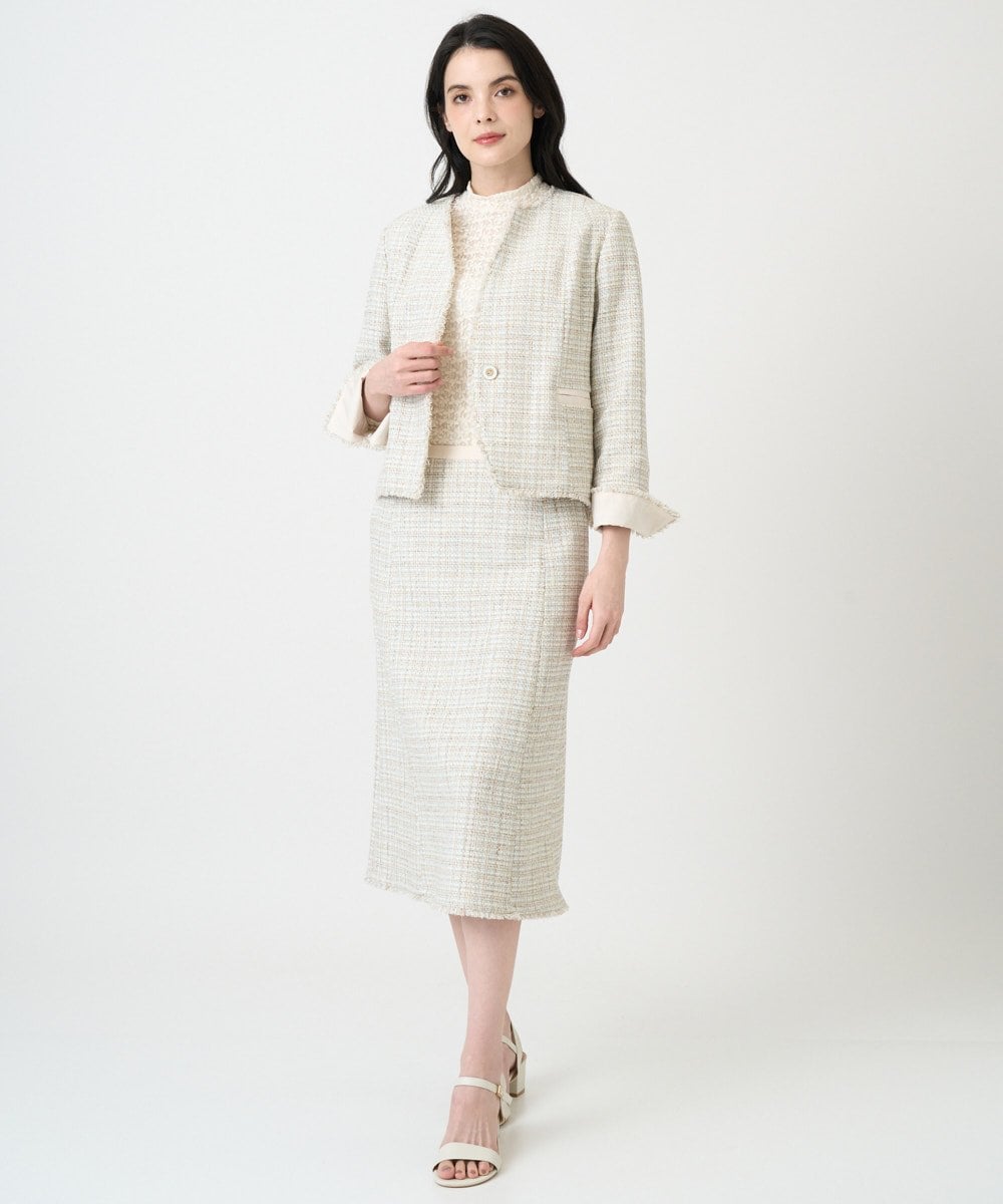 PRKEE05290 CHRISTIAN AUJARD(クリスチャン・オジャール) フラワーチュールレースカットソー アイボリー