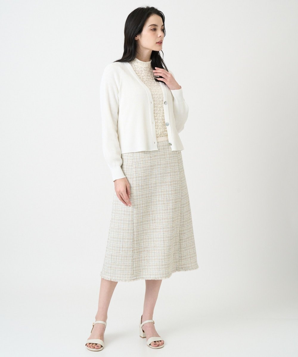 PRKEE05290 CHRISTIAN AUJARD(クリスチャン・オジャール) フラワーチュールレースカットソー アイボリー